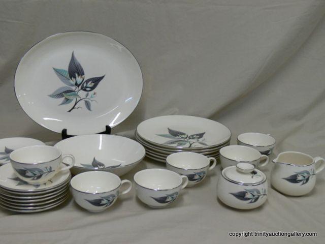 Appraisal: Circa Homer Laughlin Dinnerware for - Pattern name Lotus Hai