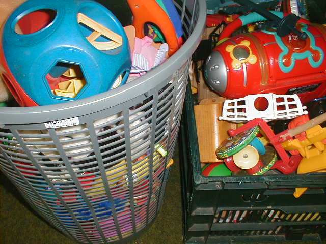 Appraisal: Various toys two crates