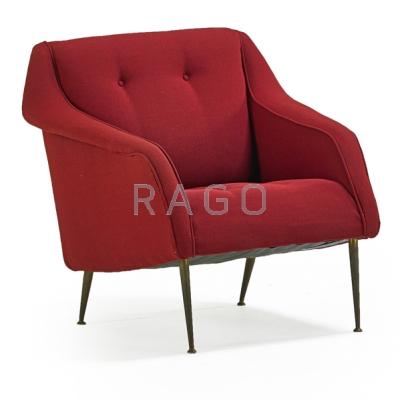 Appraisal: CARLO DI CARLI - SINGER AND SONS Lounge chair Italy