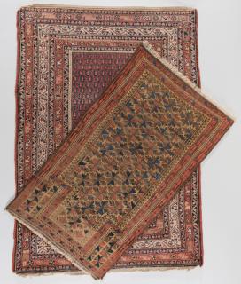 Appraisal: Serabend and Belouchi Area Rugs st item Antique Persian Sarabend