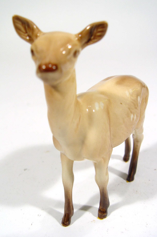 Appraisal: Hand painted Beswick doe factory mark to underside cm high