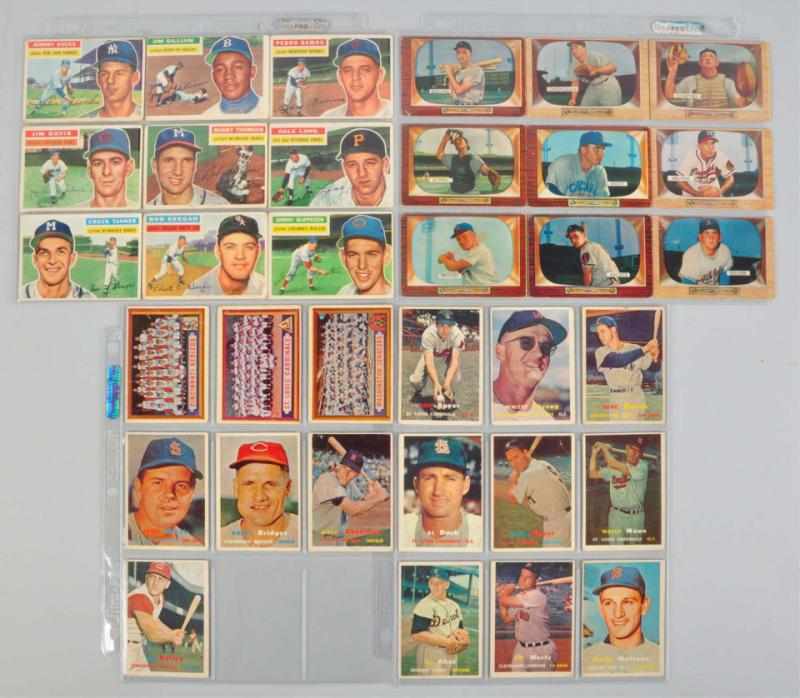 Appraisal: Lot of s Topps Bowman Baseball Cards Description Includes all