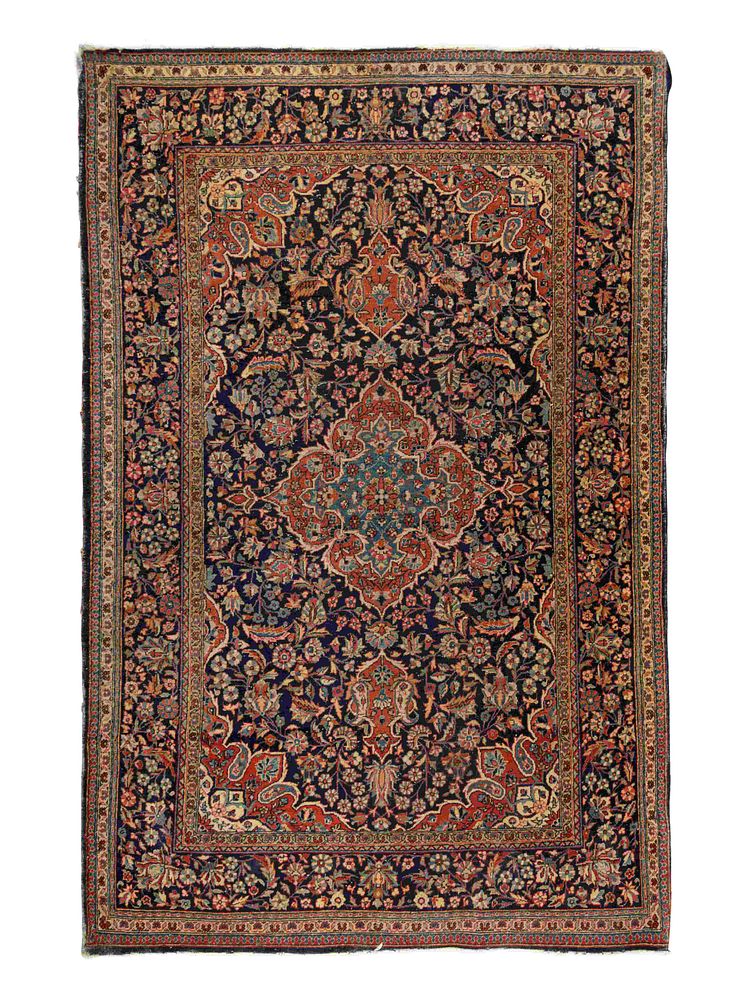 Appraisal: A Feraghan Sarouk Wool Rug A Feraghan Sarouk Wool Rug