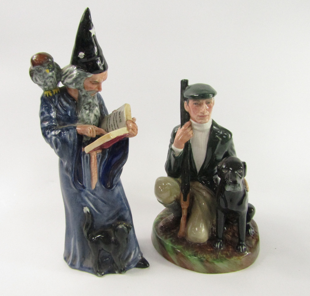 Appraisal: A Royal Doulton figure modelled as The Gamekeeper HN and