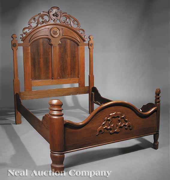 Appraisal: An American Rococo Carved and Laminated Rosewood Side Chair mid-