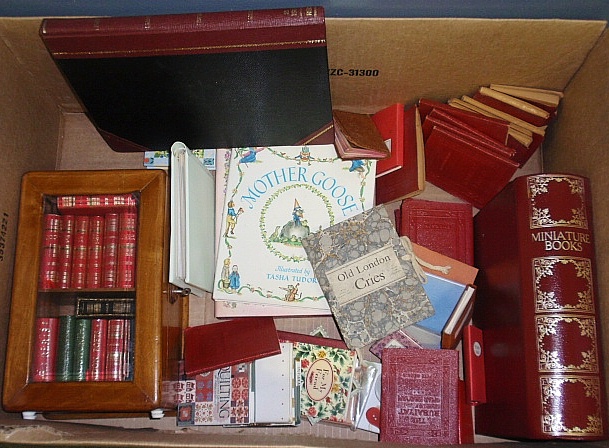 Appraisal: - Group of miniature books and other books including illustrator