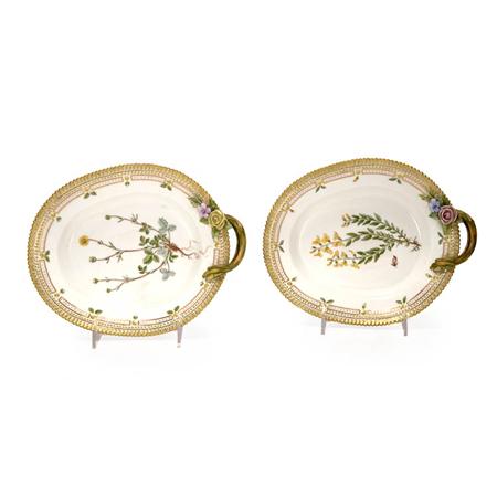 Appraisal: Two Royal Copenhagen Flora Danica Porcelain Bowls Estimate -