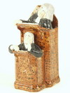 Appraisal: STAFFORDSHIRE FIGURE - th C double figure of ' The