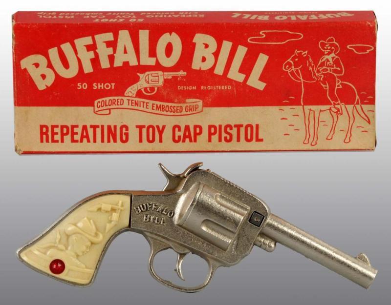 Appraisal: Stevens Buffalo Bill Repeating Toy Cap Gun Description Includes original