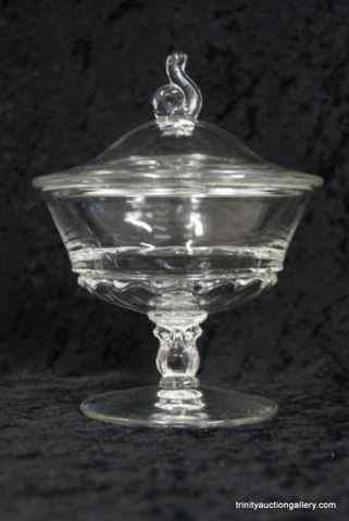 Appraisal: Fostoria Glass ''Century'' Candy Dish w LidThe Century line was