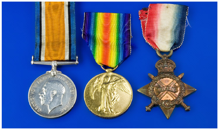 Appraisal: WW Trio - Star British War Medal and Victory correctly