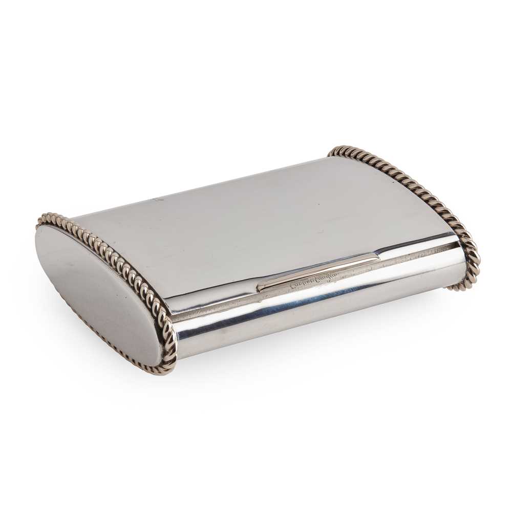 Appraisal: A S CIGARETTE CASE BY CARTIER Jacques Cartier London of