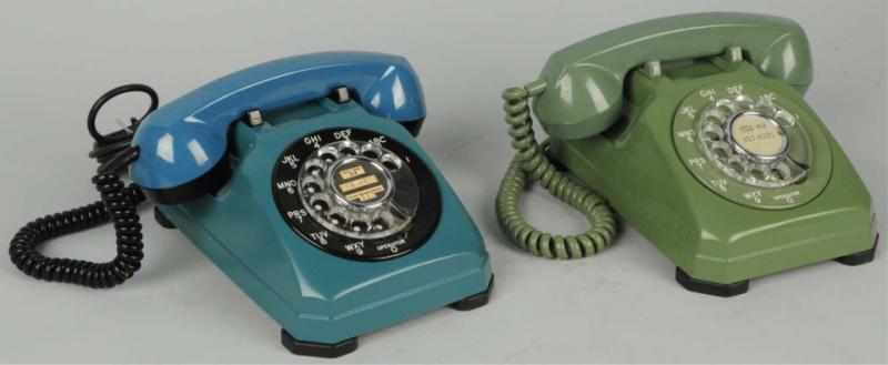 Appraisal: Lot of SC Cradle Telephones Circa first is green second