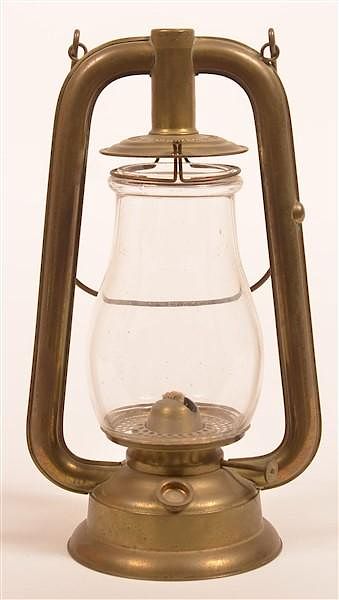 Appraisal: Dietz U S Brass Tubular Lantern Dietz U S Brass