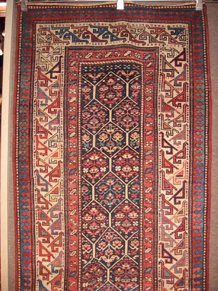 Appraisal: A Shirvan runner Caucasus late th century size approximately ft