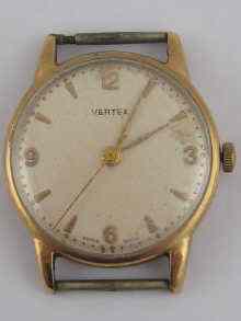 Appraisal: A yellow metal tests carat gold gent's wrist watch by