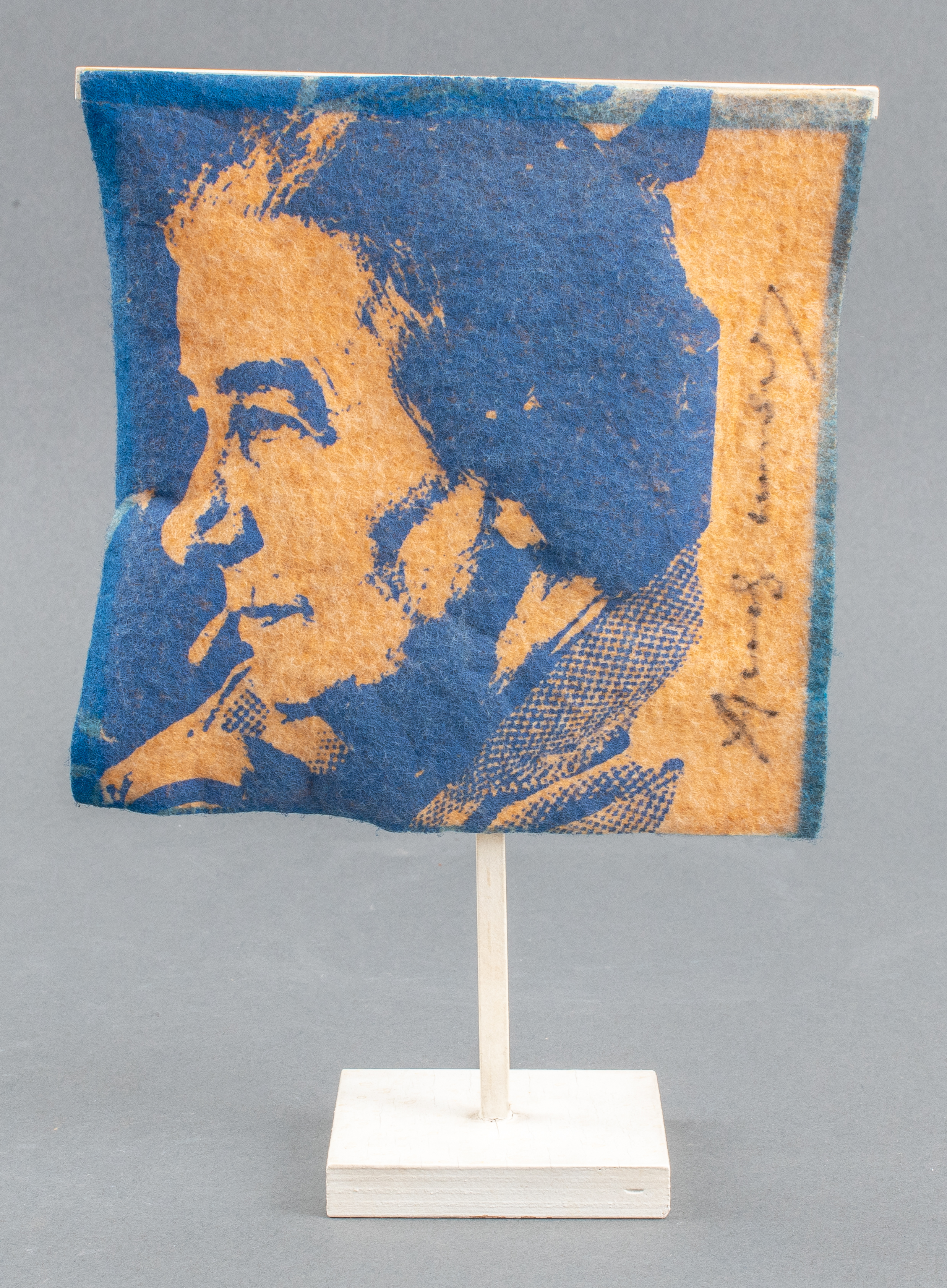 Appraisal: ANDY WARHOL GOLDA MEIR SERIGRAPH ON FELT Andy Warhol American