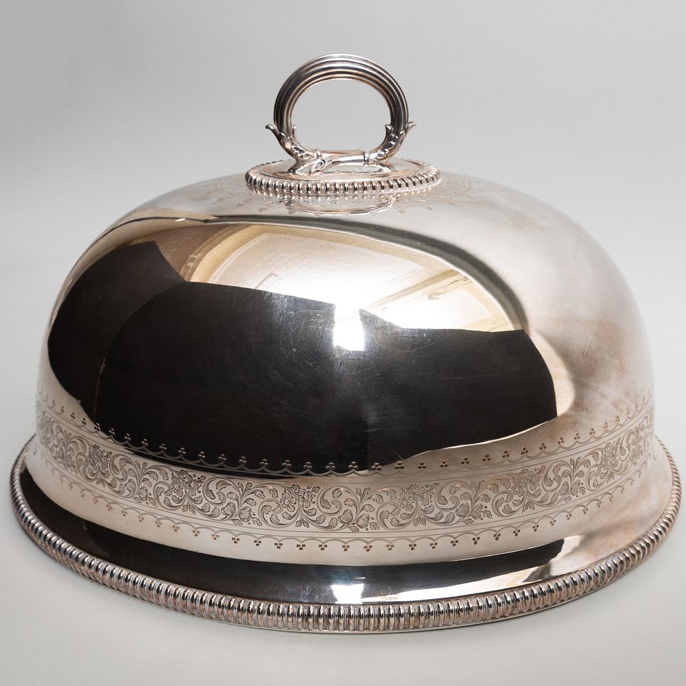 Appraisal: Silver Plate Cloche x x in Condition Minor wear and