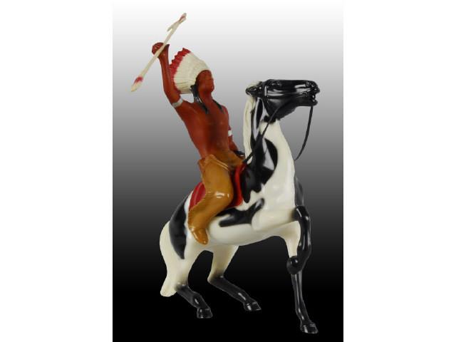 Appraisal: Hartland Horse and Chief Thunder Cloud Rider Description Plastic Semi-rearing