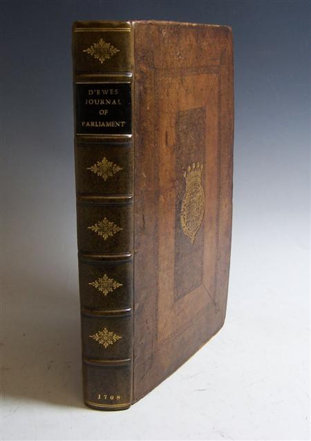 Appraisal: D'Ewes Sir Simonds A compleat journal of the votes speeches