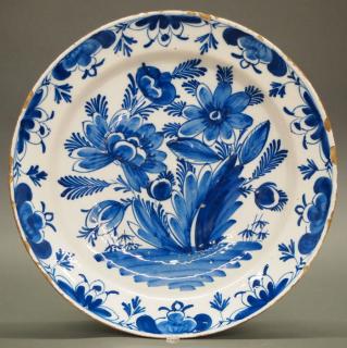 Appraisal: th c Delft ware Charger An th Century English Delft