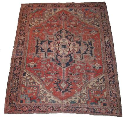 Appraisal: Heriz carpet northwest persia circa late th century ft in