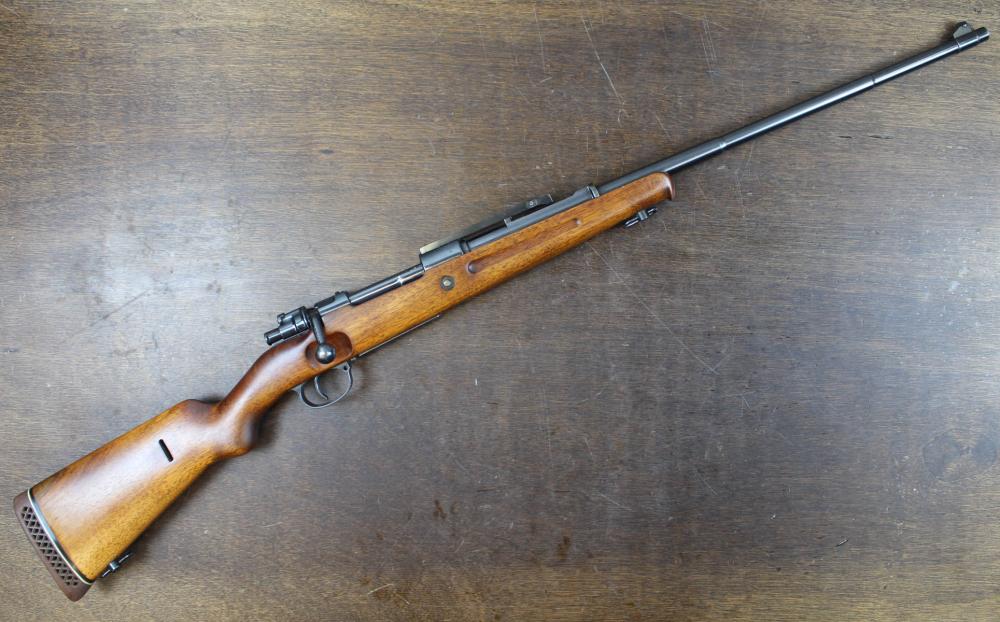 Appraisal: SPORTERIZED MAUSER MODEL BOLT ACTION RIFLE mm Mauser caliber barrel