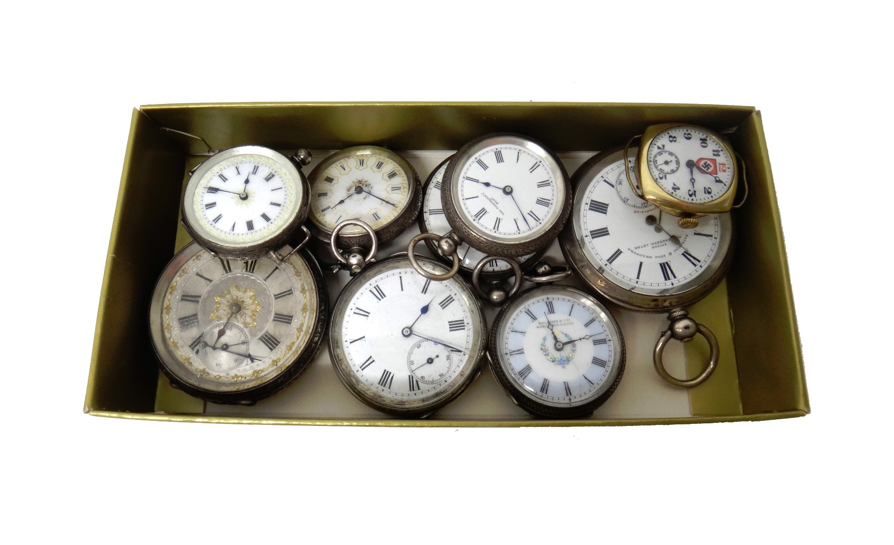 Appraisal: A gentleman's silver cased key wind openfaced pocket watch import