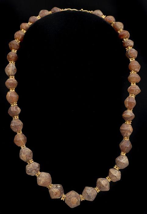 Appraisal: ANCIENT-STYLE BEAD NECKLACE in Provenance Property from the Collection of