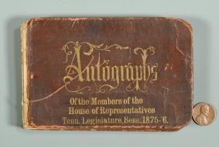 Appraisal: TN House Members Autograph Book Autograph Book featuring signatures of