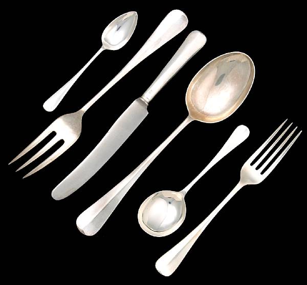 Appraisal: Property of various owners Comprising table forks dessert forks salad