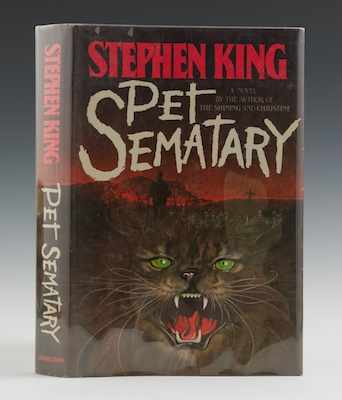 Appraisal: Signed First Edition of Pet Sematary by Stephen King New