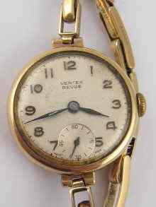 Appraisal: A carat gold lady's wrist watch by Veritex with Veritex