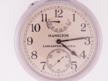 Appraisal: Hamilton Model S chronometer deck watch with up down indicator