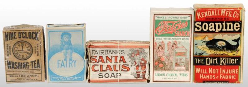 Appraisal: Lot of Assorted Soap Boxes Description Nice assortment of early