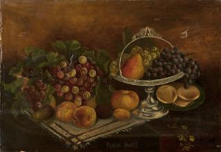 Appraisal: Pauline Powell Burns Still life with fruit signed lower center