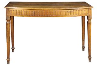 Appraisal: French Louis XVI style console table th Century rectangular with