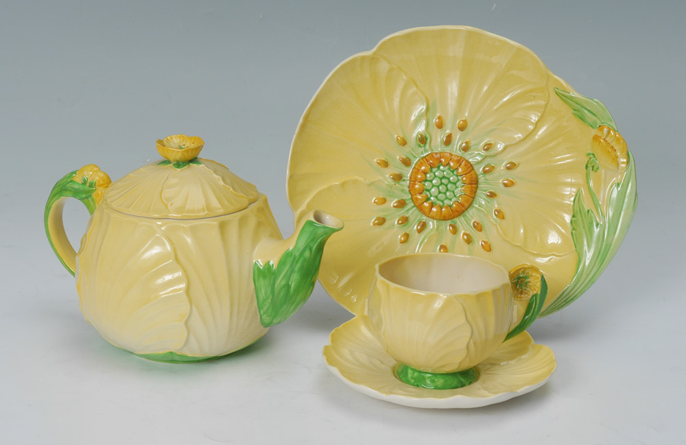 Appraisal: CARLTON WARE BREAKFAST SET Australian design Buttercup pattern Approx pieces