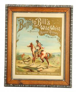 Appraisal: Buffalo Bill's Wild West Red Cloud Advertising Poster P C