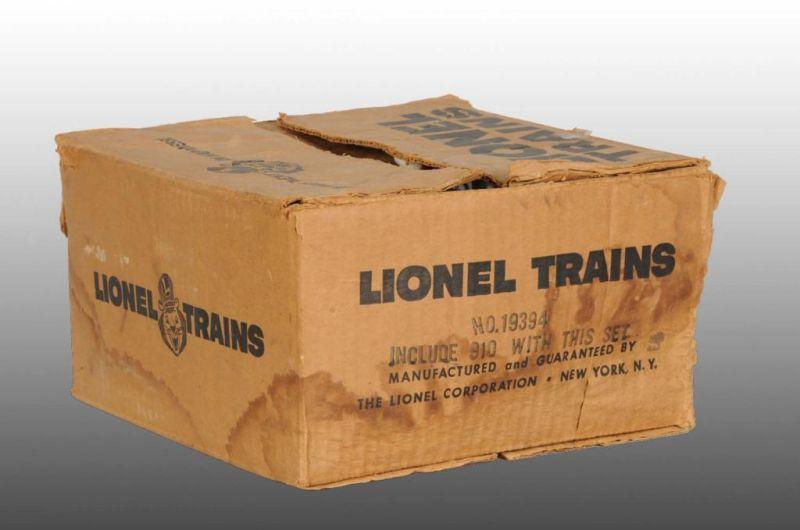 Appraisal: Lionel No Set Box Description Post-war Box only Set that