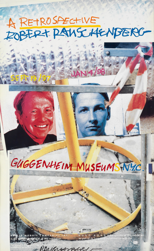 Appraisal: ROBERT RAUSCHENBERG - A RETROSPECTIVE ROBERT RAUSCHENBERG GUGGENHEIM MUSEUMS N