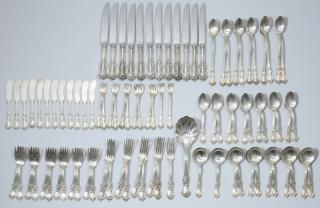 Appraisal: Reed Barton Sterling Marlborough pcs pcs sterling silver flatware by