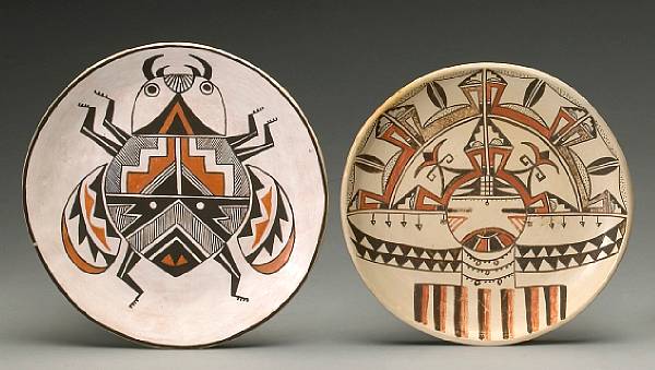 Appraisal: Property from an Arizona private collection One an unsigned Hopi