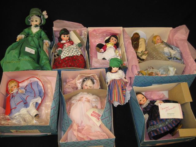 Appraisal: Collection of Madame Alexander Dolls still have the original boxes