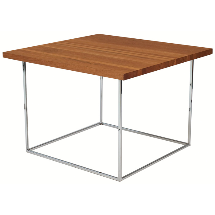 Appraisal: Milo Baughman occasional table by Thayer Coggin oak solid square