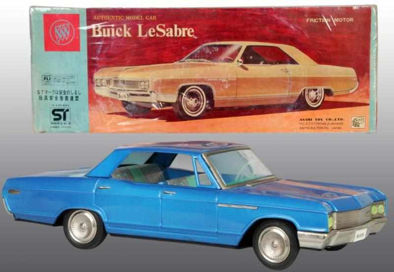 Appraisal: Tin Buick LeSabre Friction Toy Description Japanese Circa Working Made