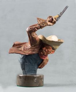 Appraisal: Pony Express Rider Bust by Harry Jackson Harry Jackson -