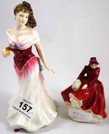 Appraisal: Royal Doulton Figures For You Pink HN and Miniature Emma