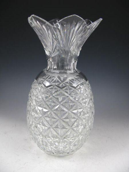 Appraisal: Waterford Crystal Pineapple Vase shaped flared mouth diamond cut body