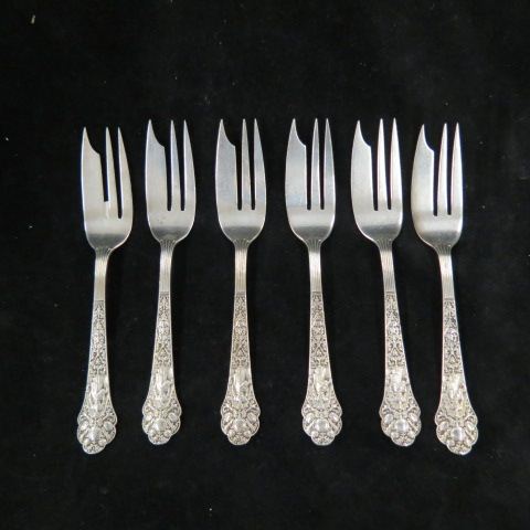 Appraisal: Gorham Medici Old Sterling Fish Forks grams long no monogram